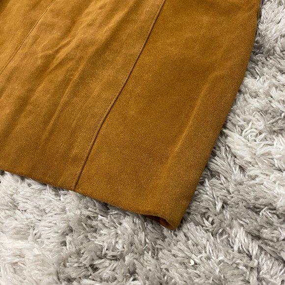Vintage Suede Pencil Skirt - Picture 6 of 12